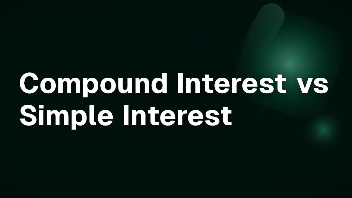 Compound Interest vs Simple Interest