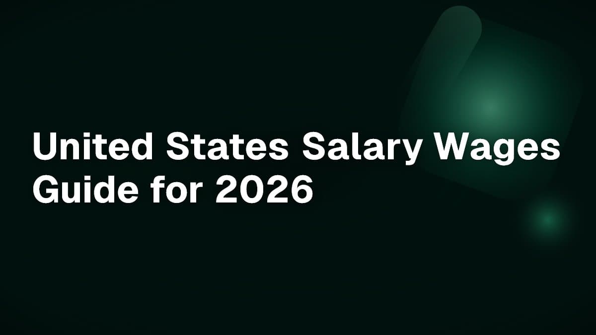 United States Salary Wages Guide for 2026